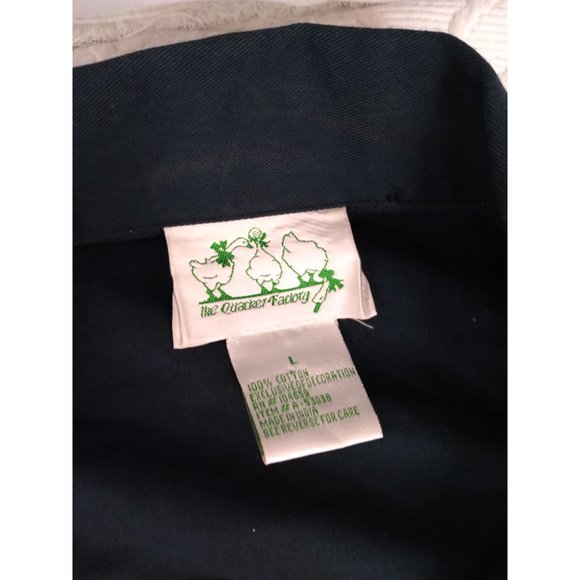 Vtg. Quacker Factory Embellished/pearl beaded Dragonflies button Jacket Large - Picture 4 of 16